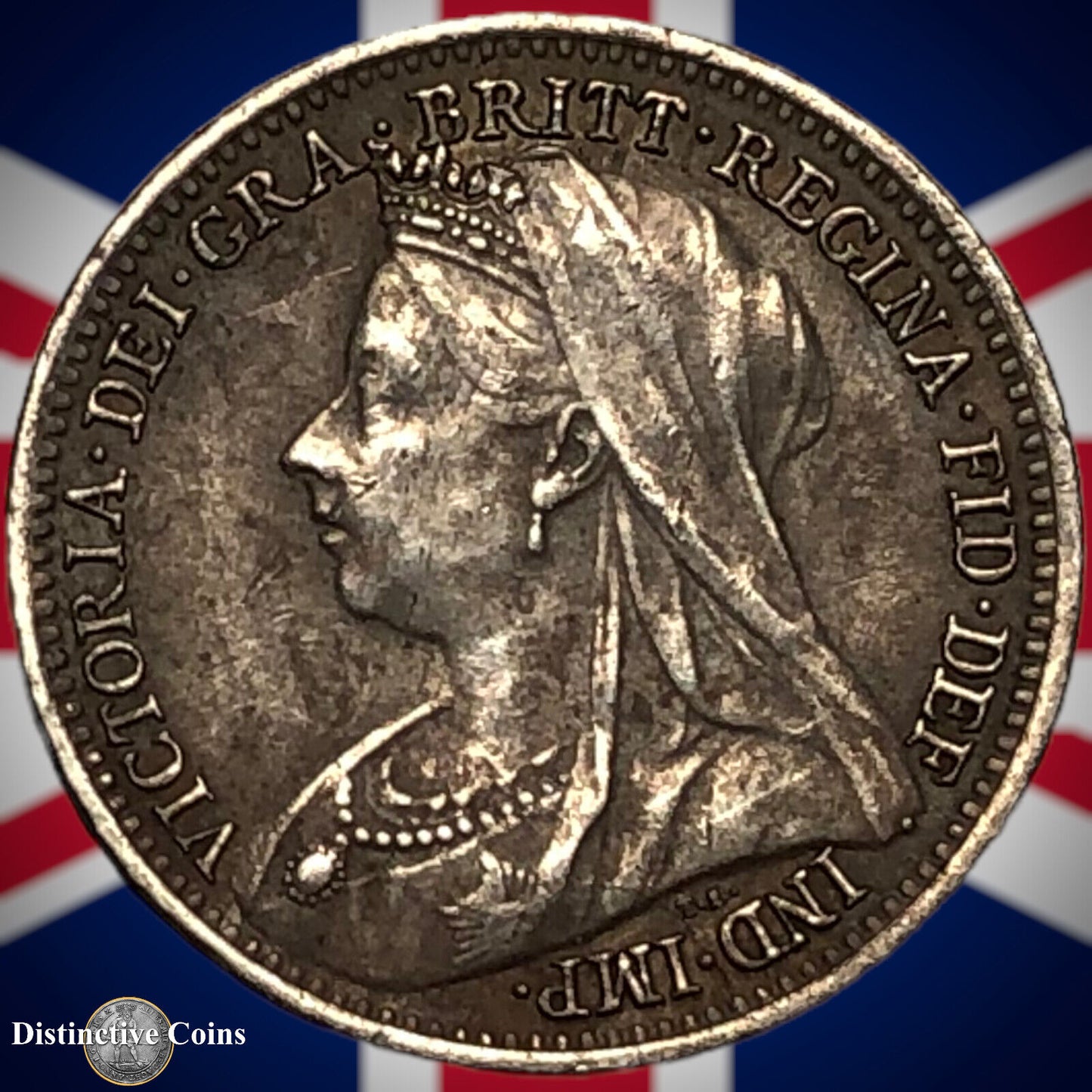 Great Britain 1901 Three Pence GB2078