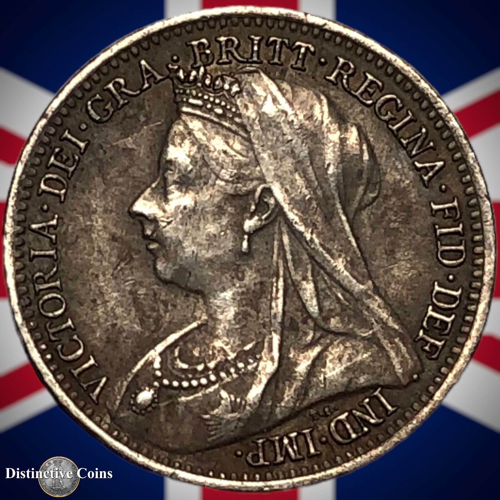 Great Britain 1901 Three Pence GB2078