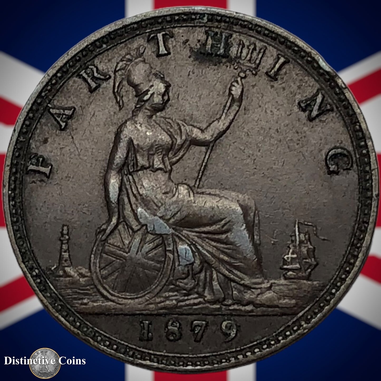 Great Britain 1879 Farthing 1/4d GB3816