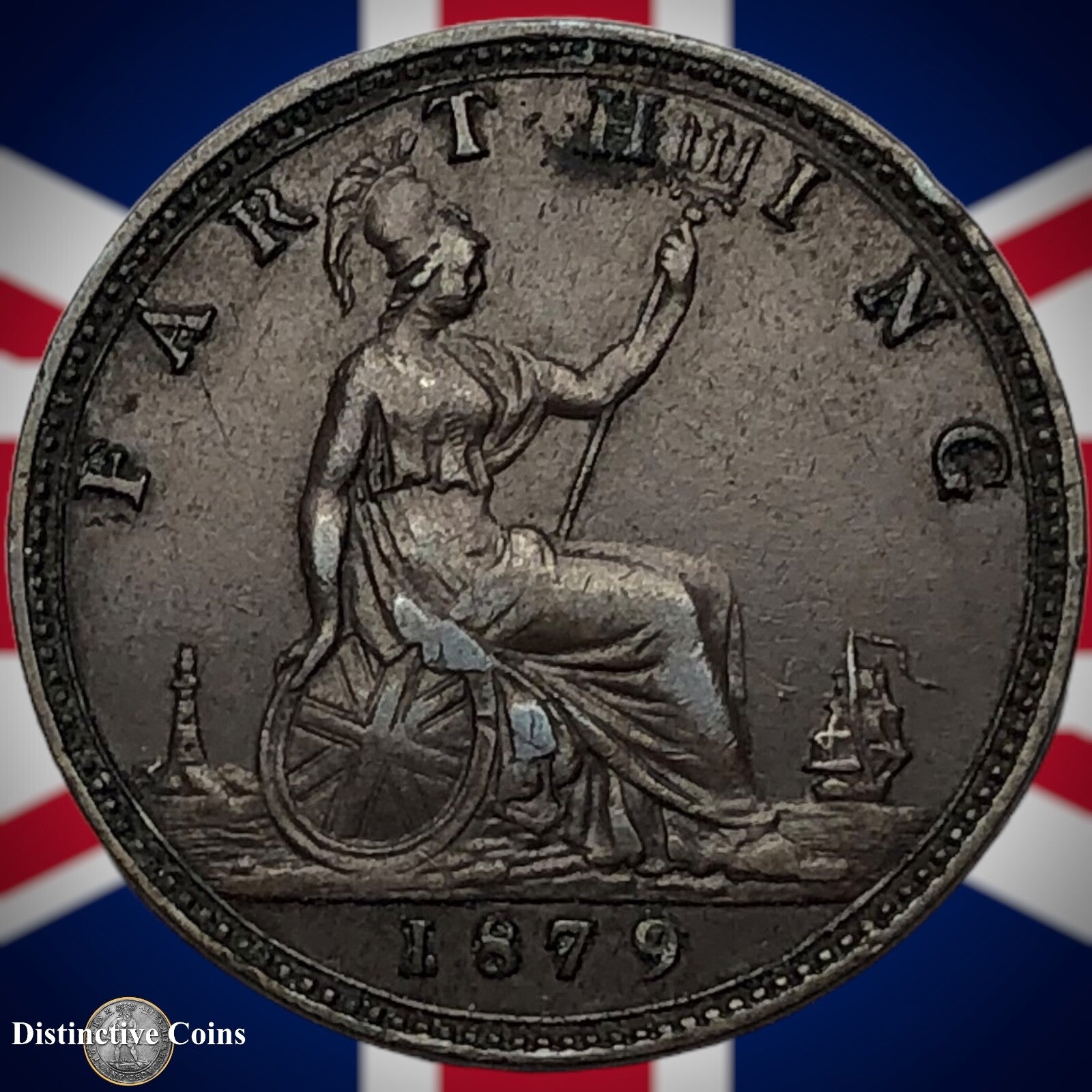 Great Britain 1879 Farthing 1/4d GB3816