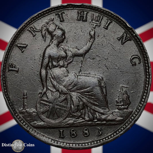 Great Britain 1883 Farthing 1/4d GB4051