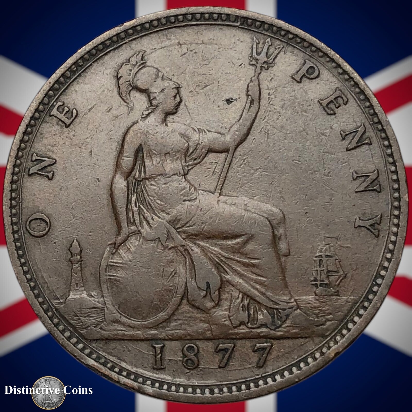 Great Britain 1877 Penny 1d GB6389