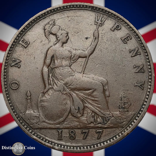 Great Britain 1877 Penny 1d GB6389