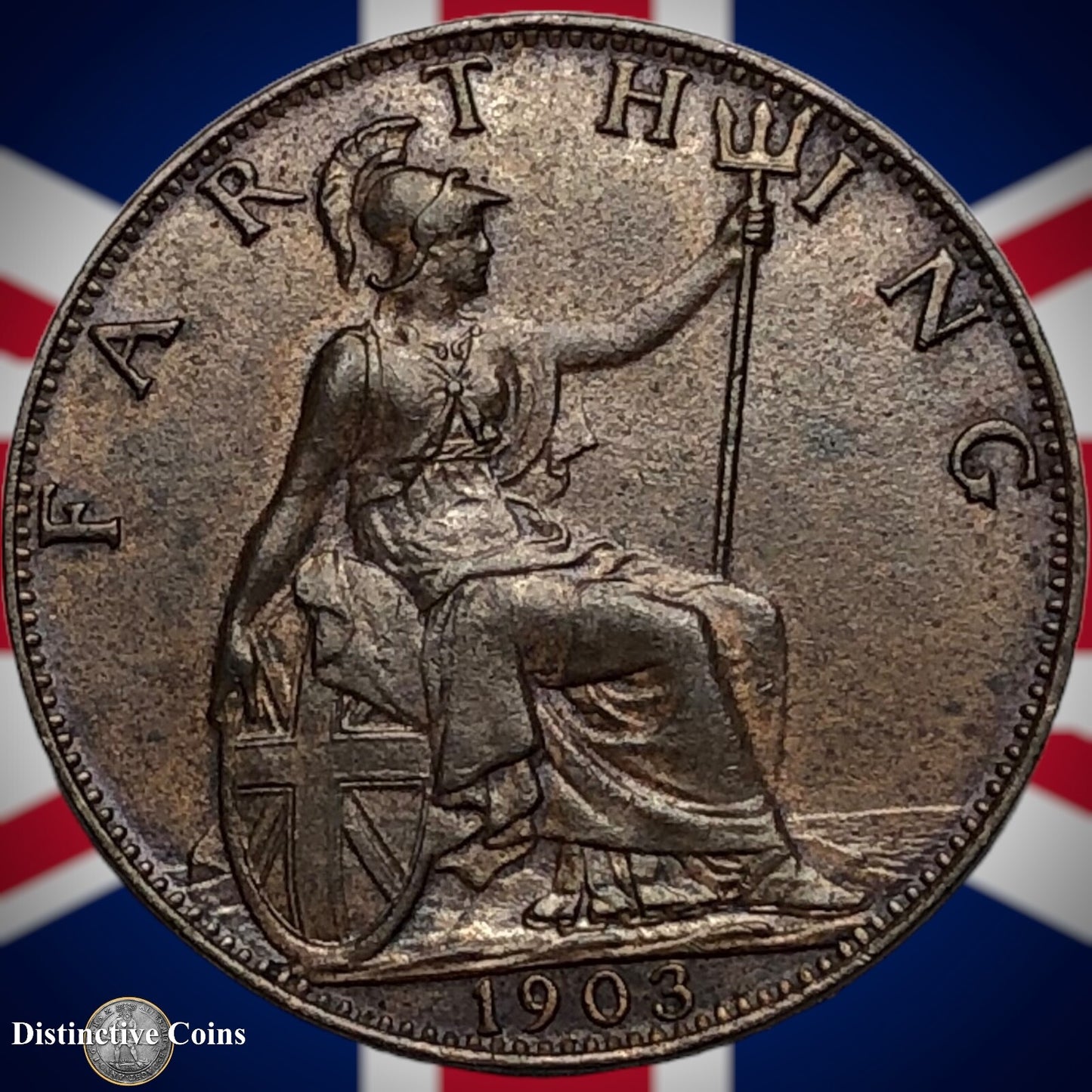 Great Britain 1903 Farthing 1/4d GB4527