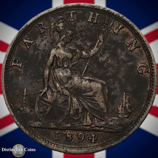 Great Britain 1894 Farthing 1/4d GB4372