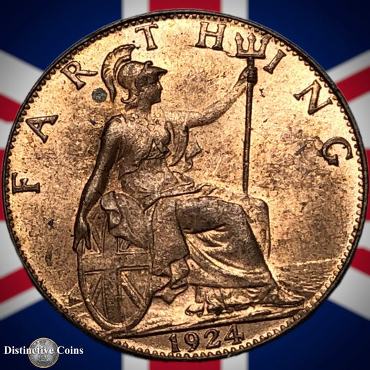 Great Britain 1924 Farthing 1/4d GB4793
