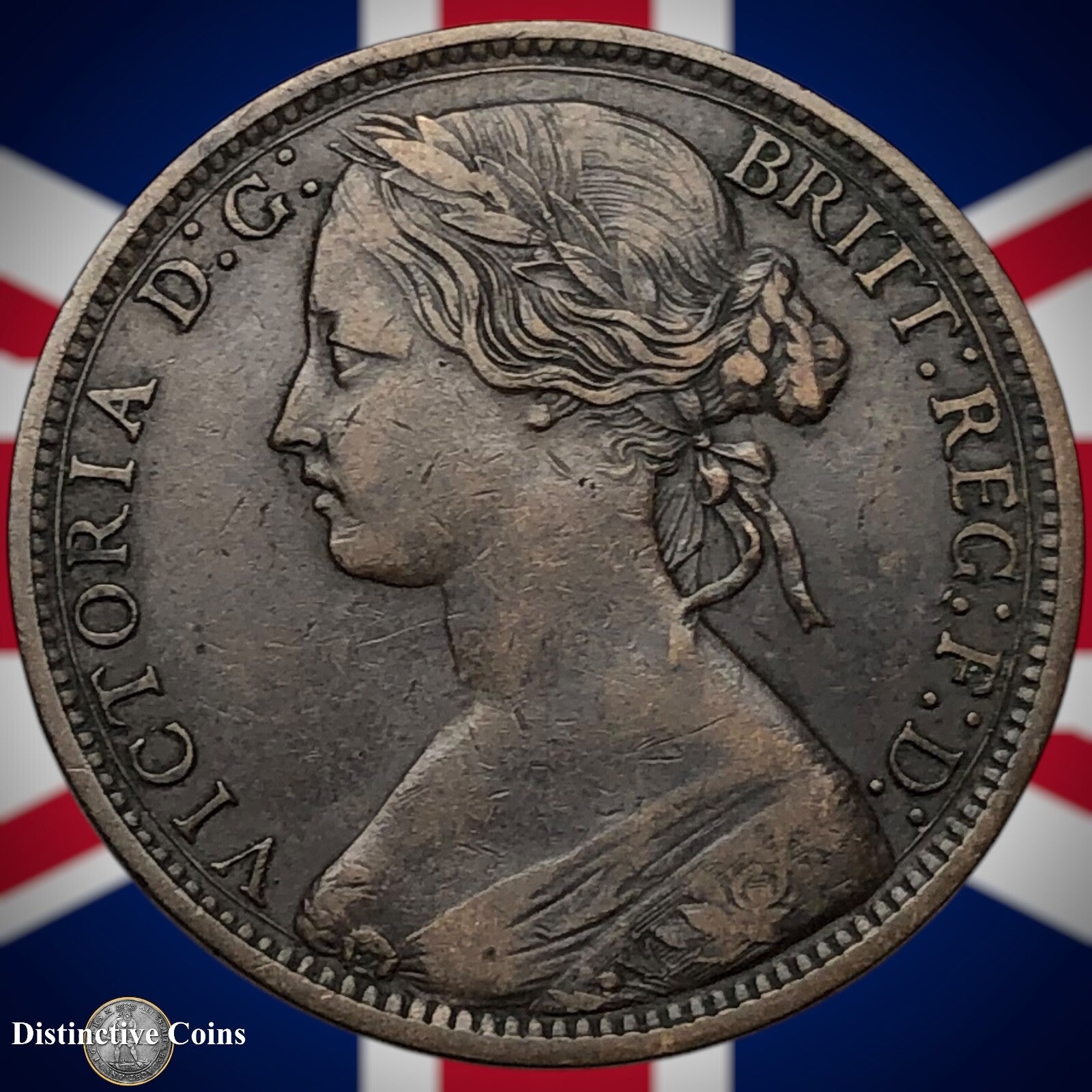 Great Britain 1865 Penny 1d GB6283