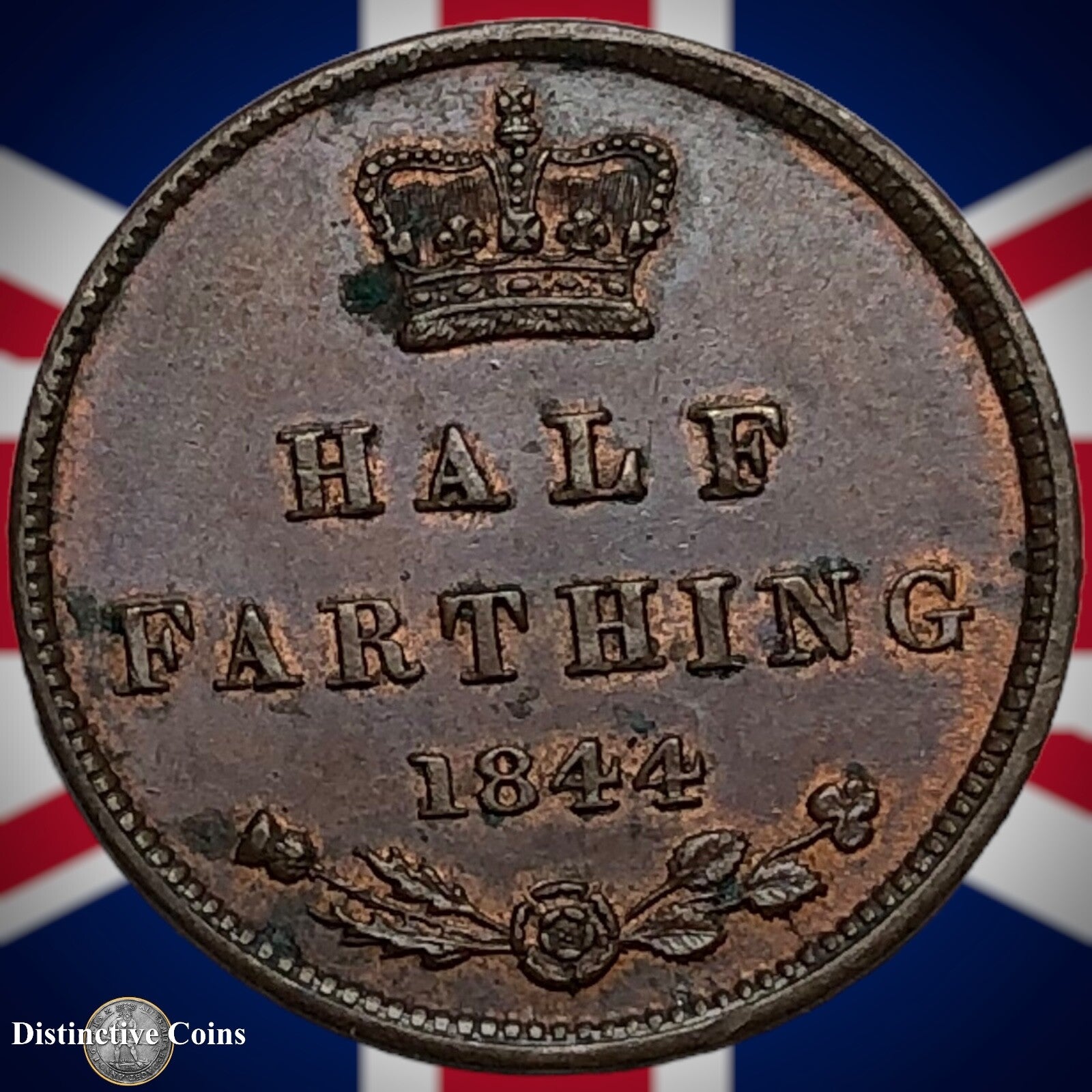 Great Britain 1844 Half Farthing 1/2 Penny GB3101