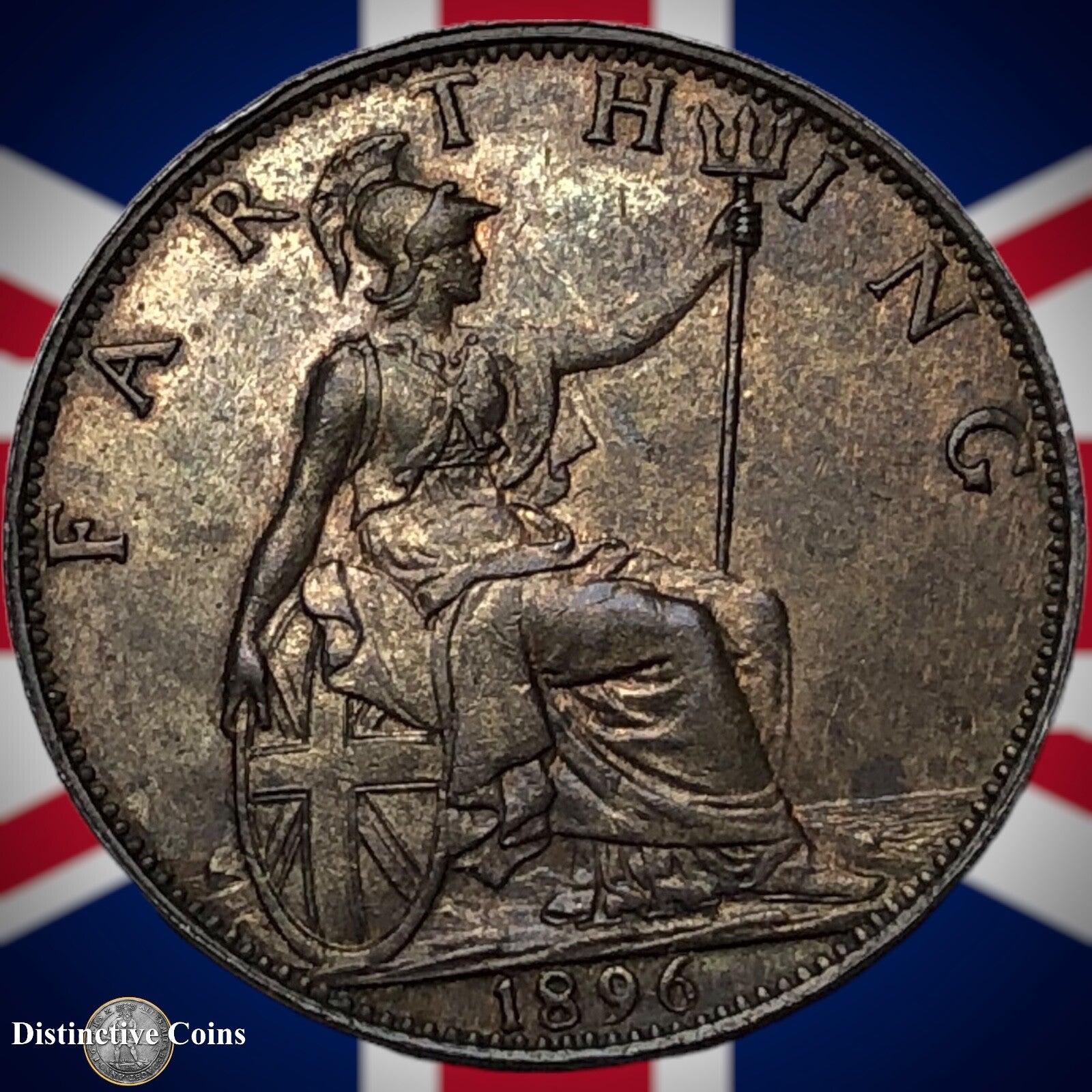 Great Britain 1896 Farthing 1/4d GB4442