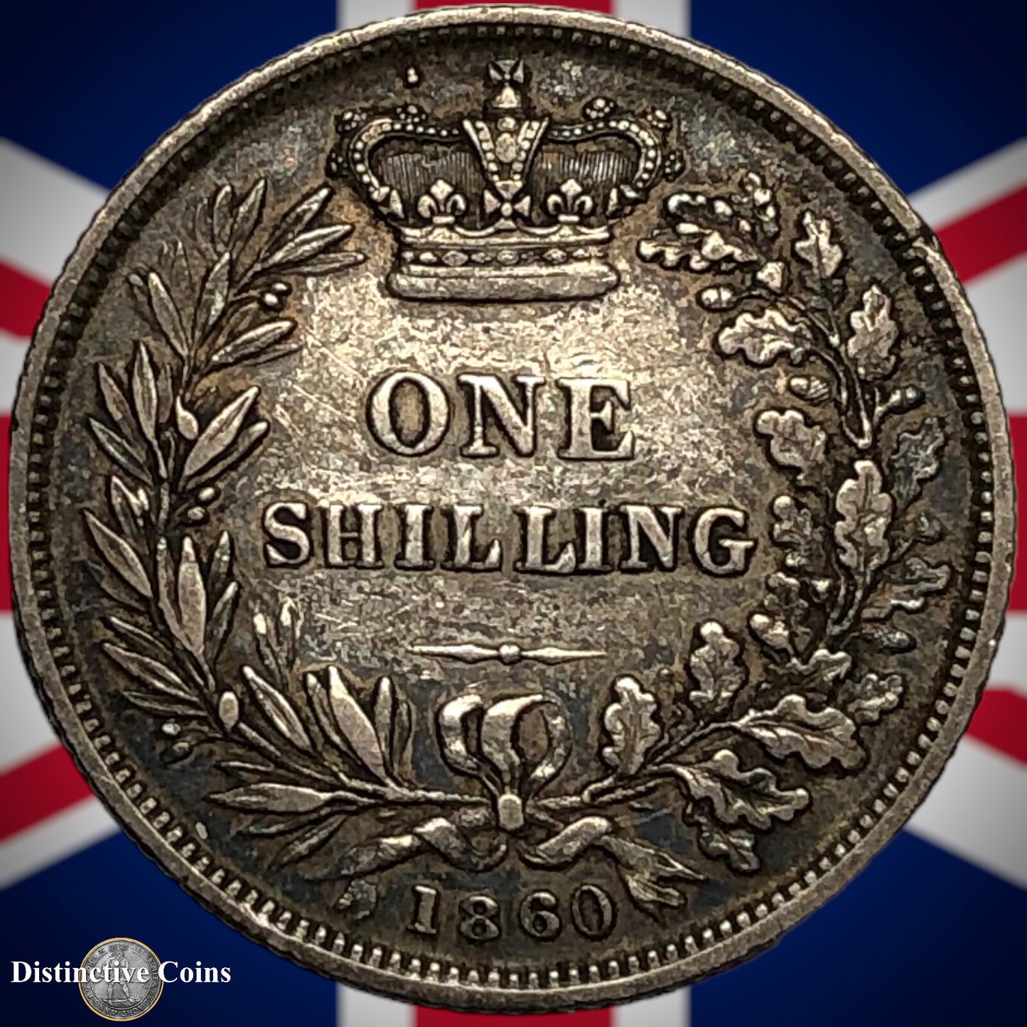 Great Britain 1860 British One Shilling GB0254