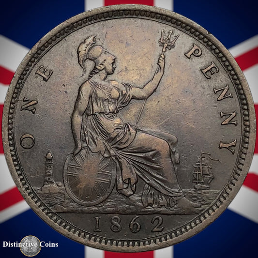 Great Britain 1862 Penny 1d GB6219