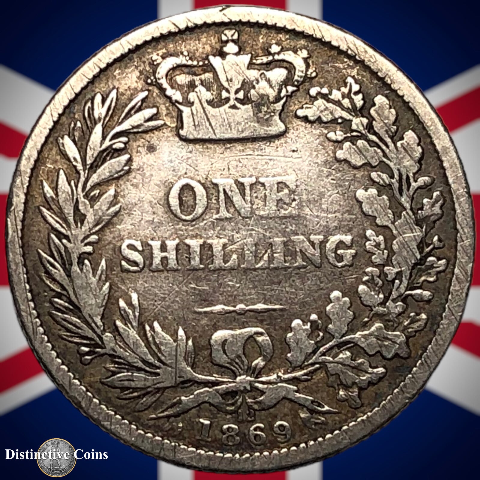 Great Britain 1869 British One Shilling GB0307