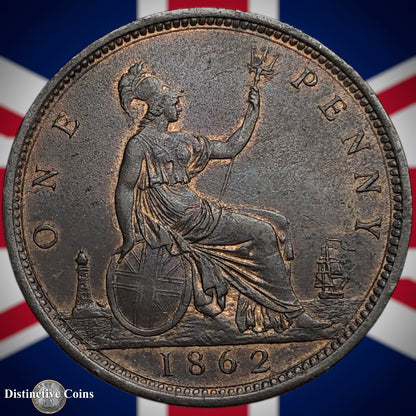 Great Britain 1862 Penny 1d GB6230