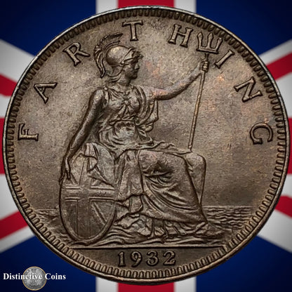 Great Britain 1932 Farthing 1/4d GB4937