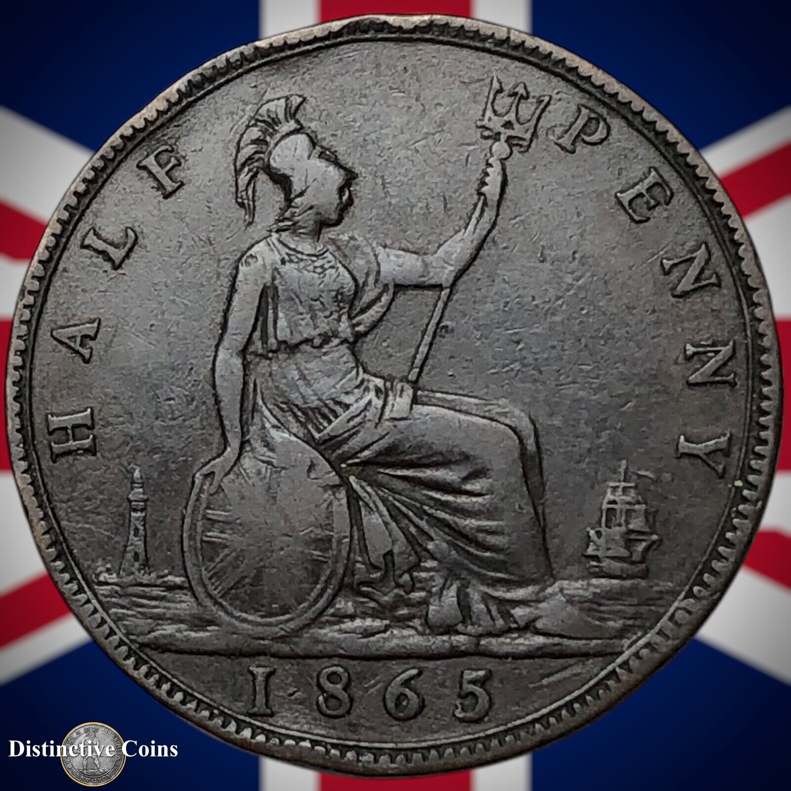 Great Britain 1865/3 Half Penny 1/2d GB5476