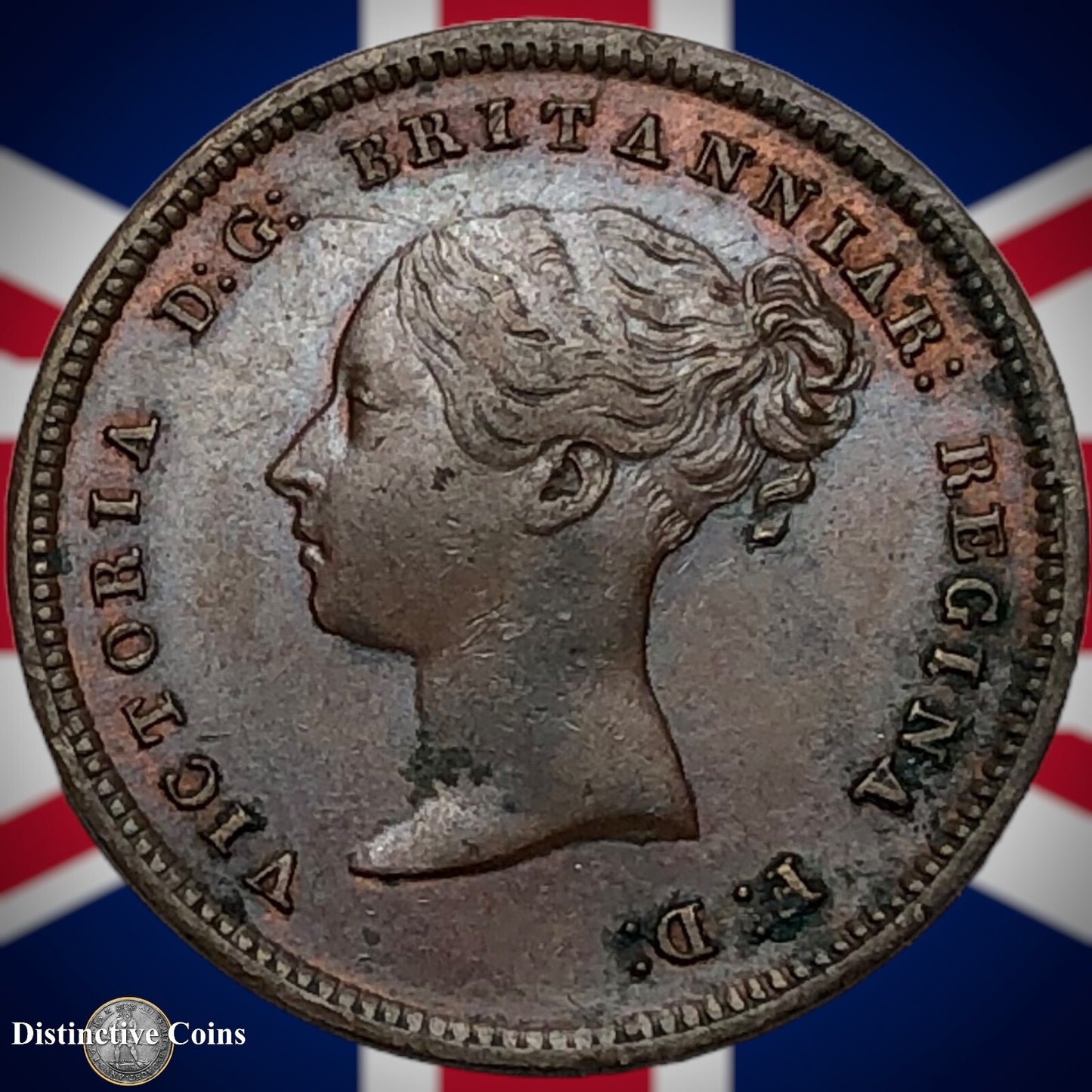 Great Britain 1844 Half Farthing 1/2 Penny GB3101