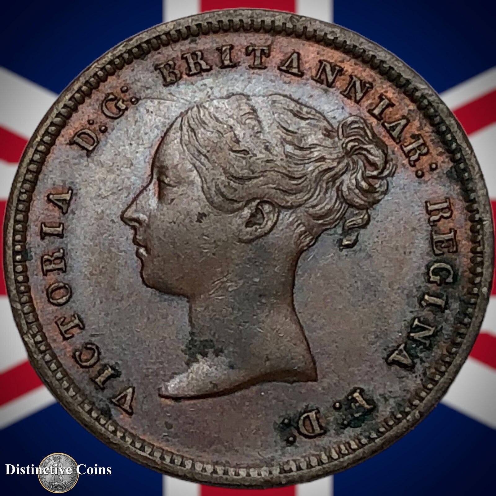 Great Britain 1844 Half Farthing 1/2 Penny GB3101