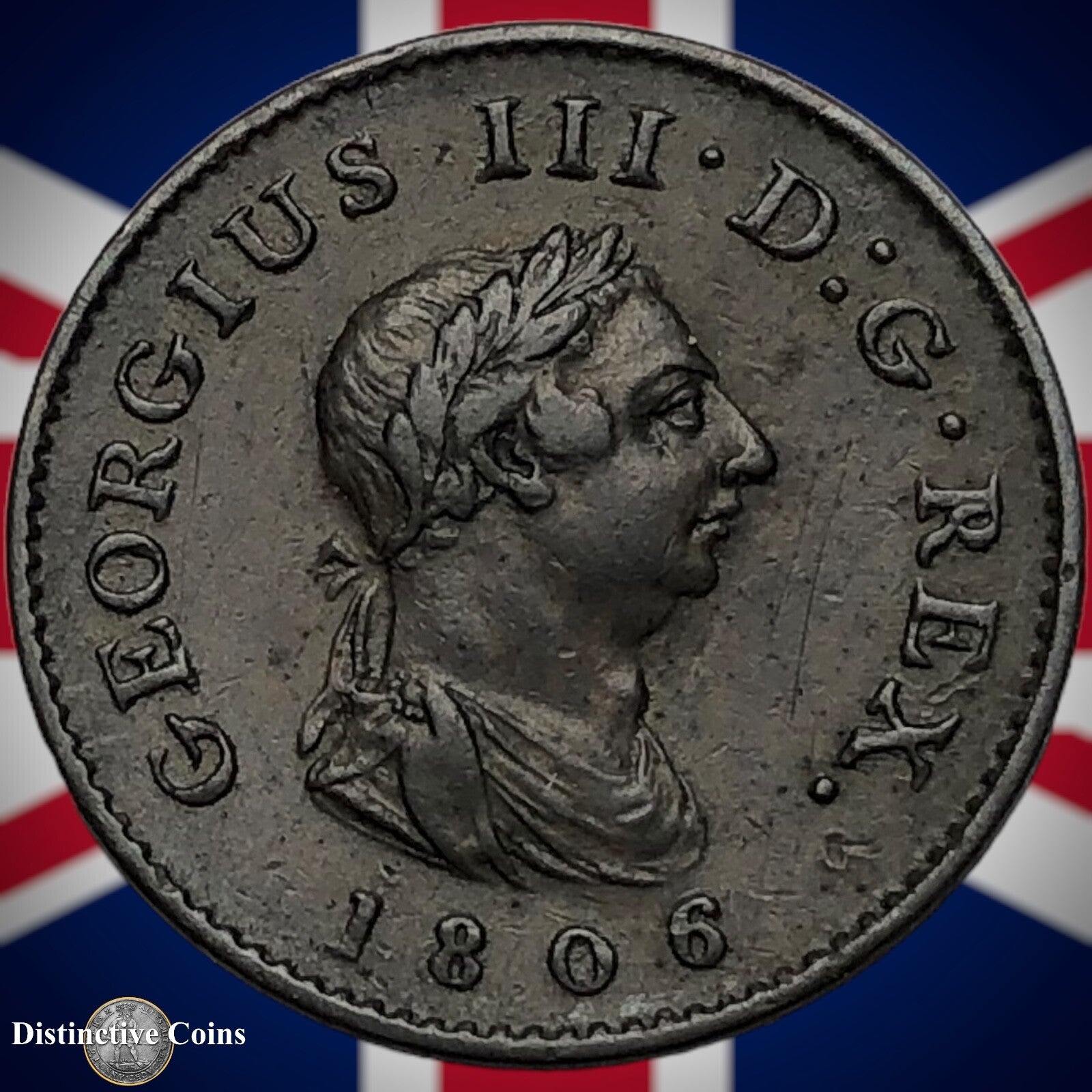 Great Britain 1806 Farthing 1/4d GB3214