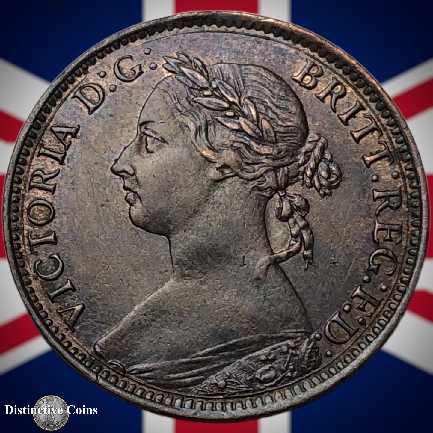 Great Britain 1893 Farthing 1/4d GB4361