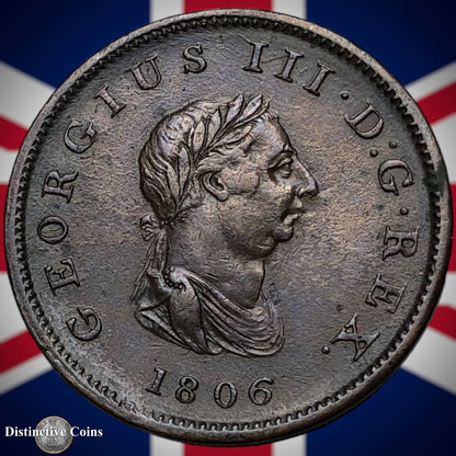 Great Britain 1806 Half Penny 1/2d GB5158