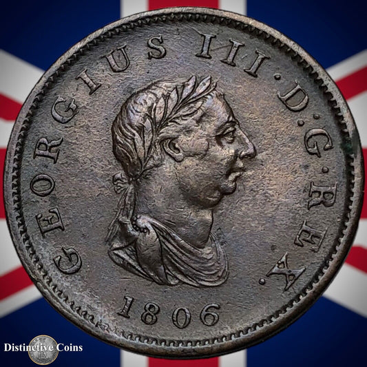 Great Britain 1806 Half Penny 1/2d GB5158