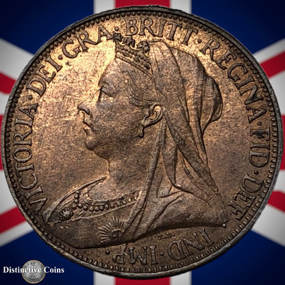 Great Britain 1895 Farthing 1/4d GB4411