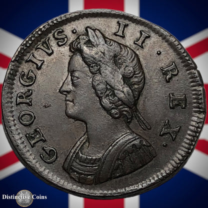 Great Britain 1731 Farthing 1/4d GB3164