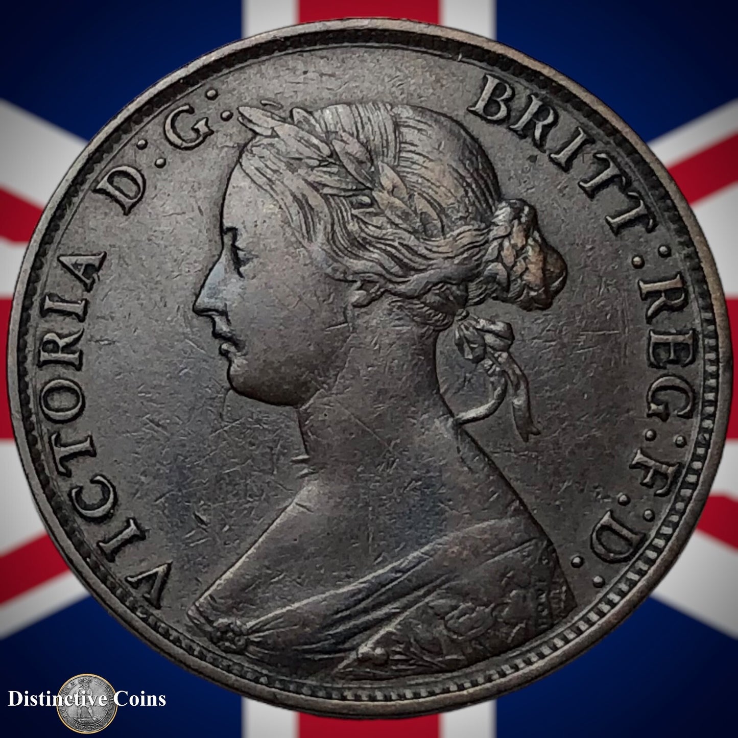 Great Britain 1861 Half Penny 1/2d GB5370