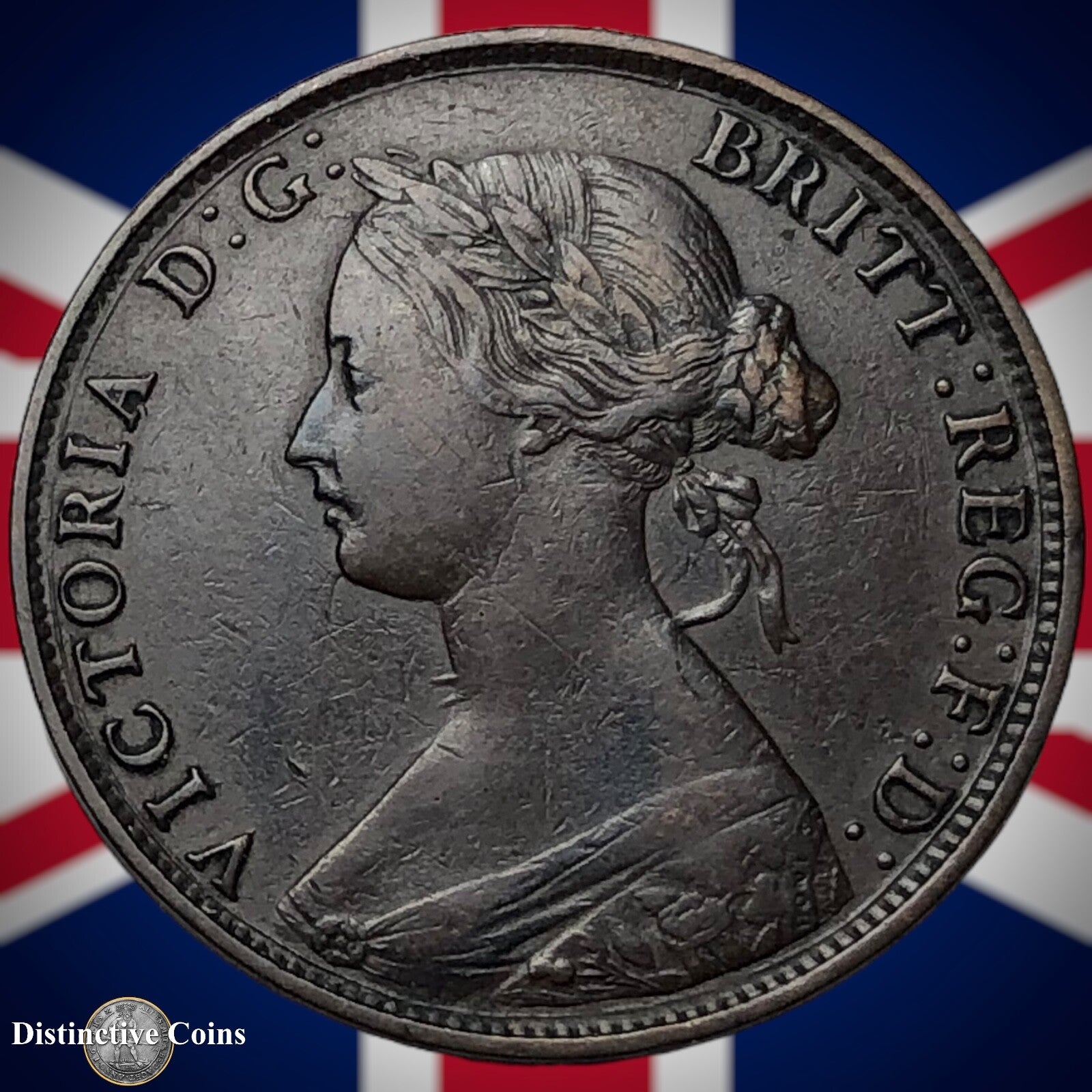 Great Britain 1861 Half Penny 1/2d GB5370