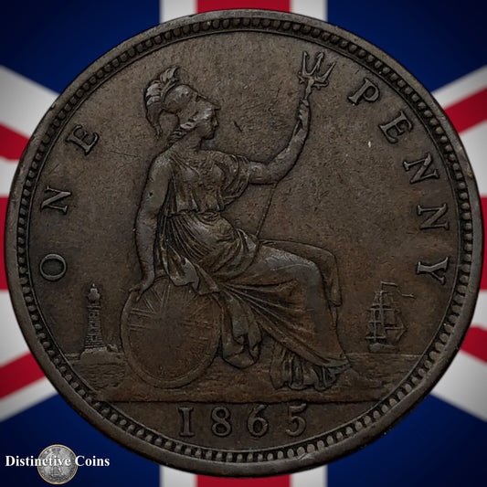 Great Britain 1865 Penny 1d GB6281