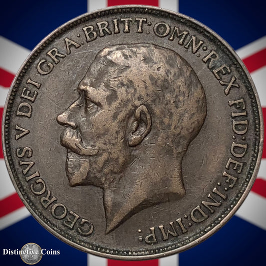 Great Britain 1912 H Penny 1d GB6788