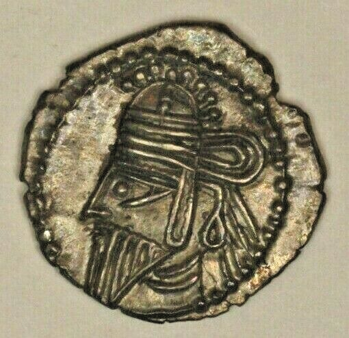 190 AD  Parthian Kingdom Silver Drachma Osroes II C006