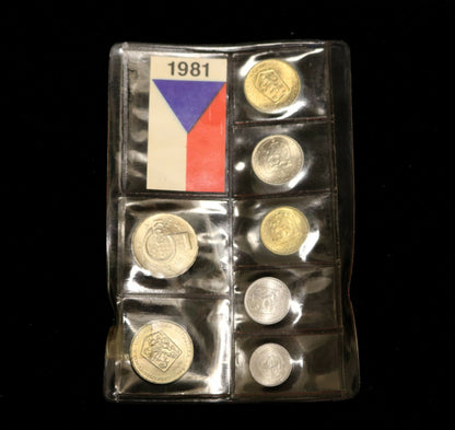 Czechoslovakia 1981 BU Mint Set   B175