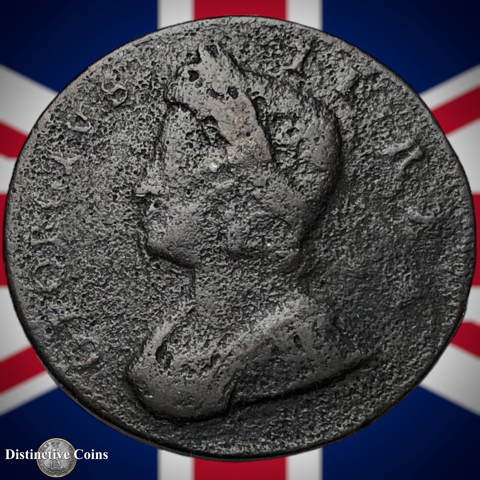 Great Britain 1731 Half Penny 1/2d GB5040