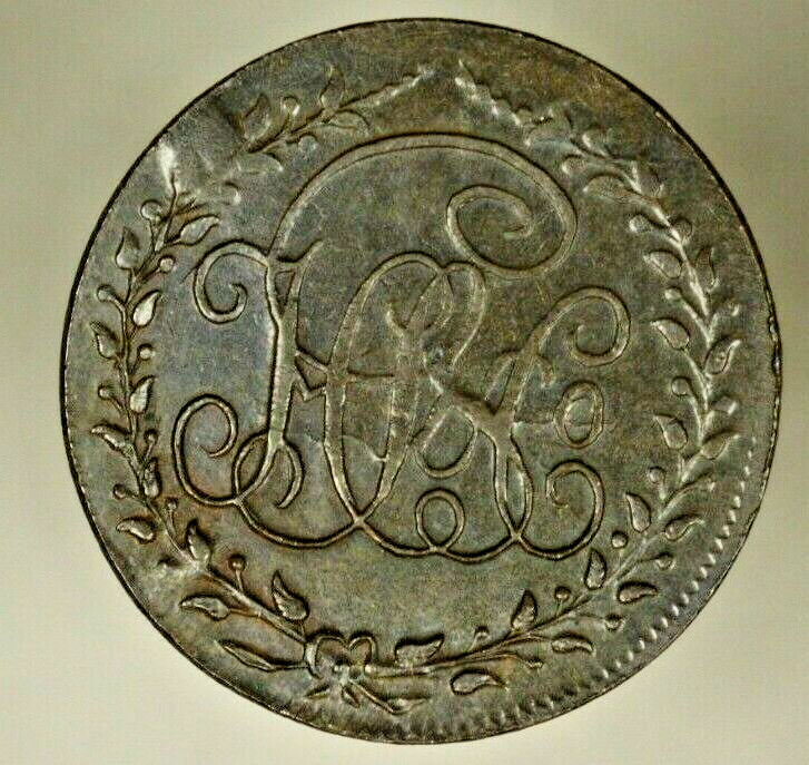 Great Britain Dublin 1/2 Penny Conder Token (1794)  AU  -  SCARCE !!!  A751