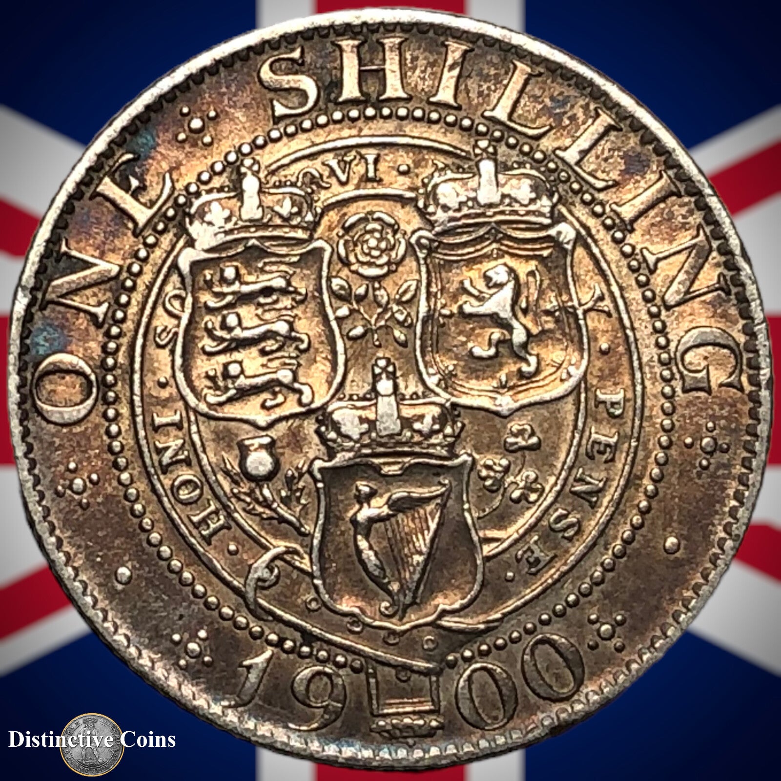 Great Britain 1900 British One Shilling GB0727