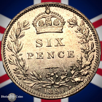 Great Britain 1890 Six Pence GB2746