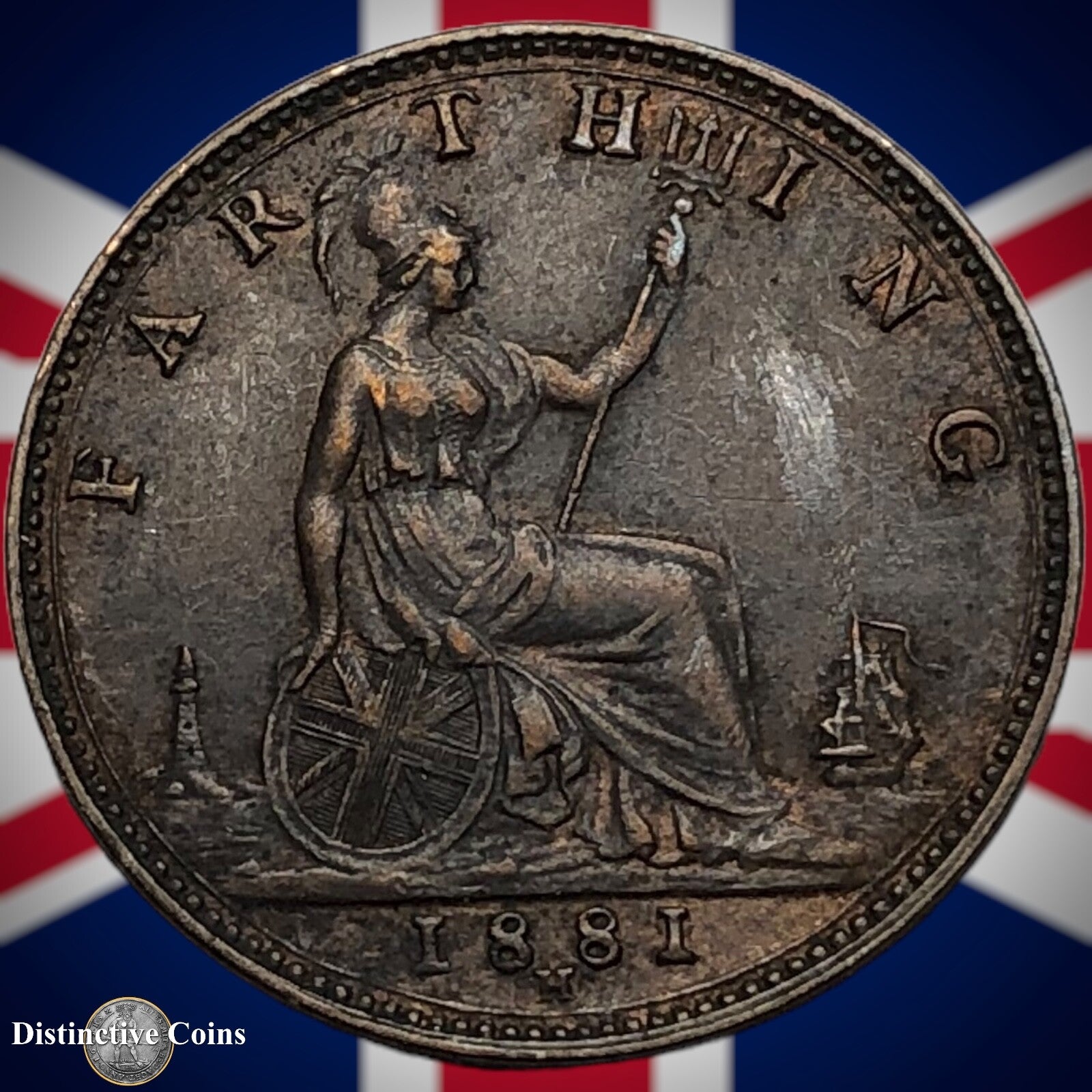 Great Britain 1881 H Farthing 1/4d GB3932