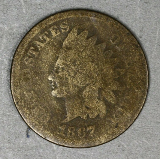 US 1867 Indian Head Penny  A3110