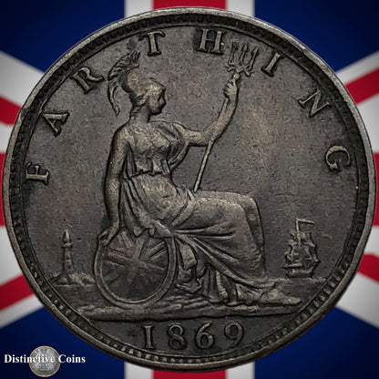 Great Britain 1869 Farthing 1/4d GB3636