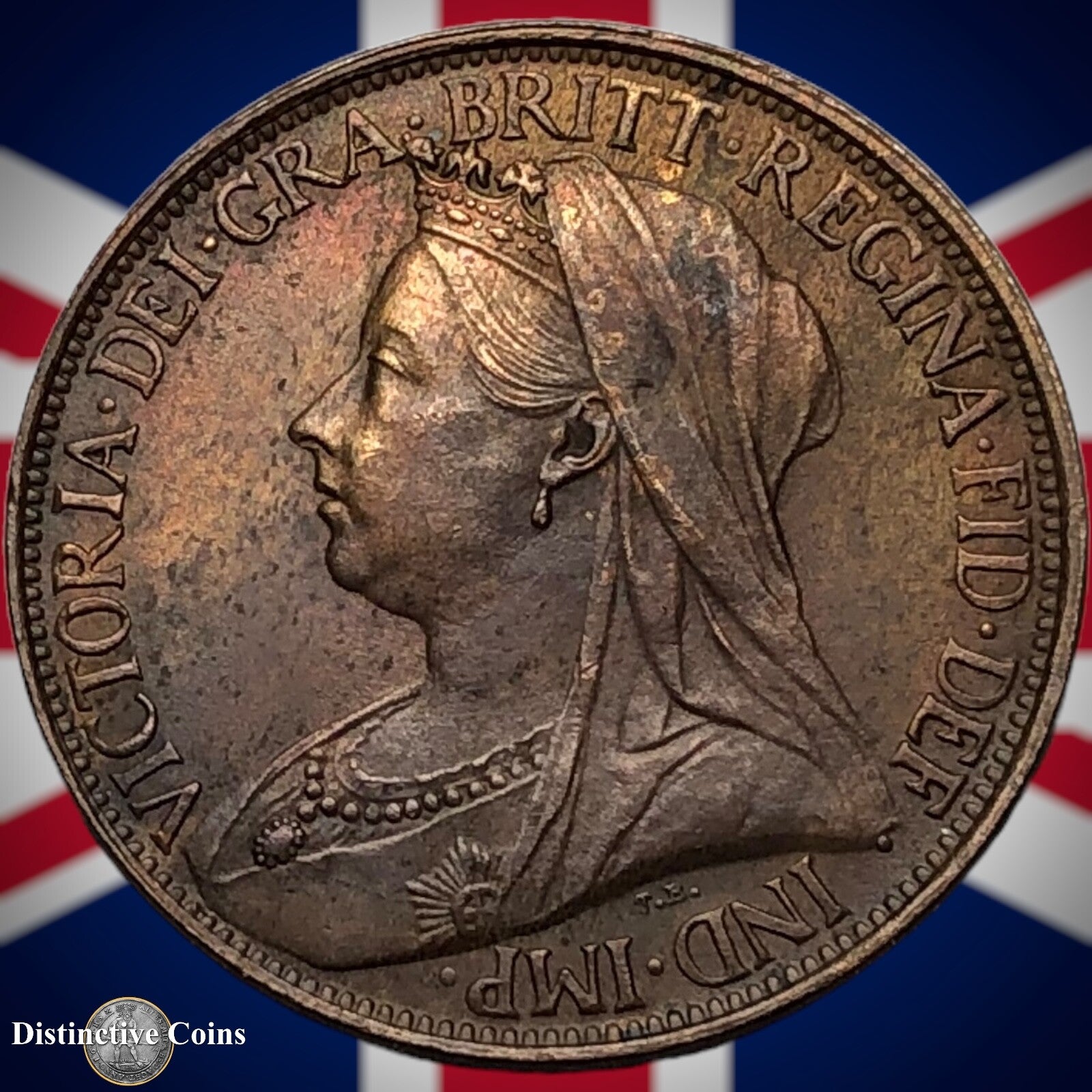 Great Britain 1896 Farthing 1/4d GB4433