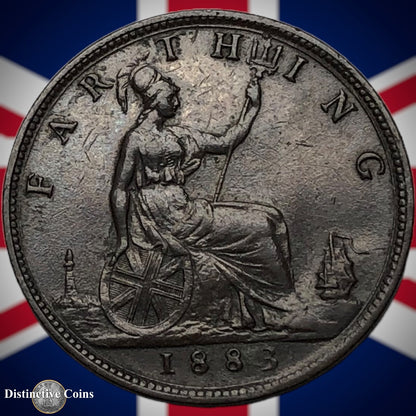 Great Britain 1883 Farthing 1/4d GB4053