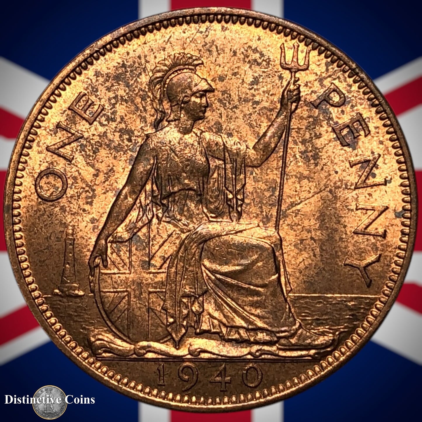 Great Britain 1940 Penny 1d GB7252