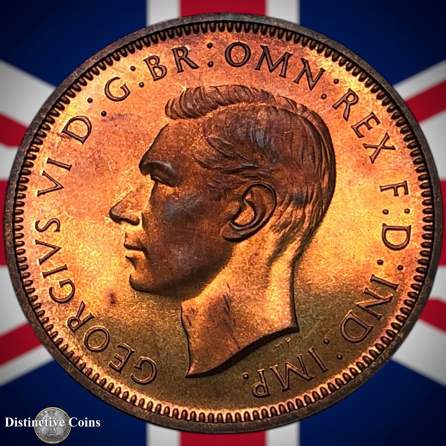 Great Britain 1937 Half Penny 1/2d GB6005