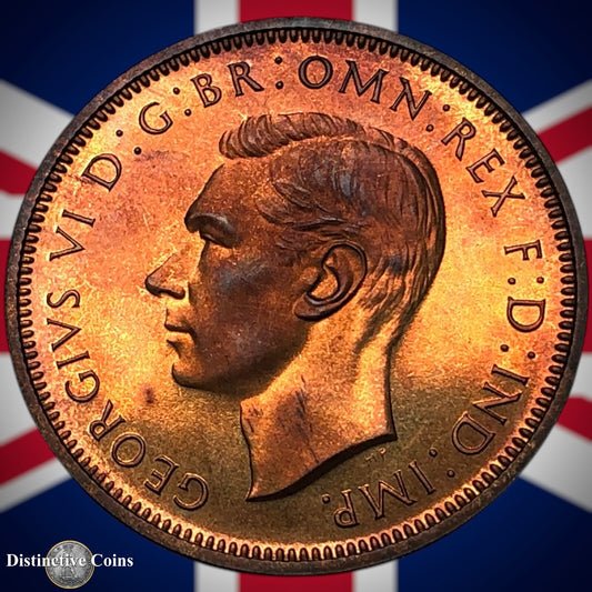 Great Britain 1937 Half Penny 1/2d GB6005