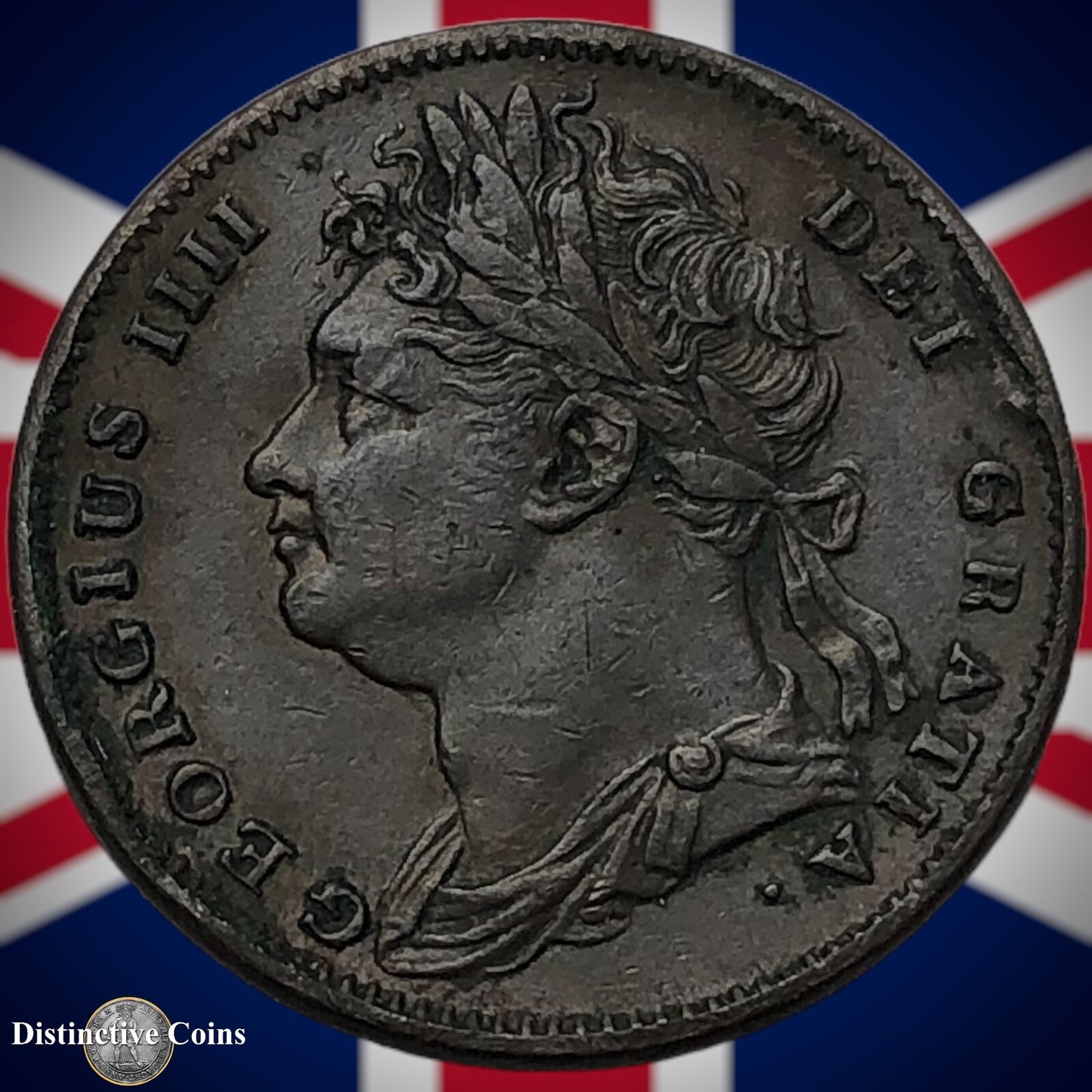Great Britain 1821 Farthing 1/4d GB3230