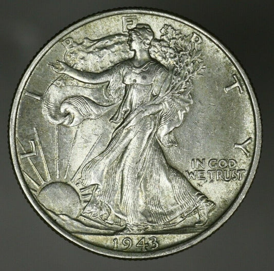 US 1943 P Walking Liberty Half Dollar  A2888