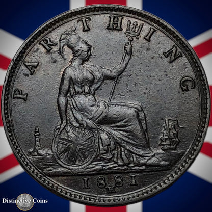 Great Britain 1881 H Farthing 1/4d GB3995