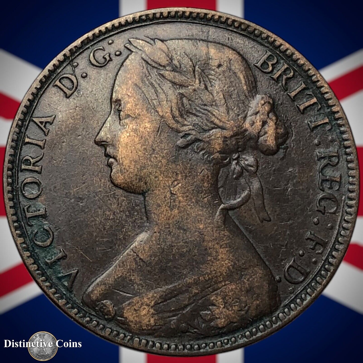 Great Britain 1860 Penny 1d GB6155