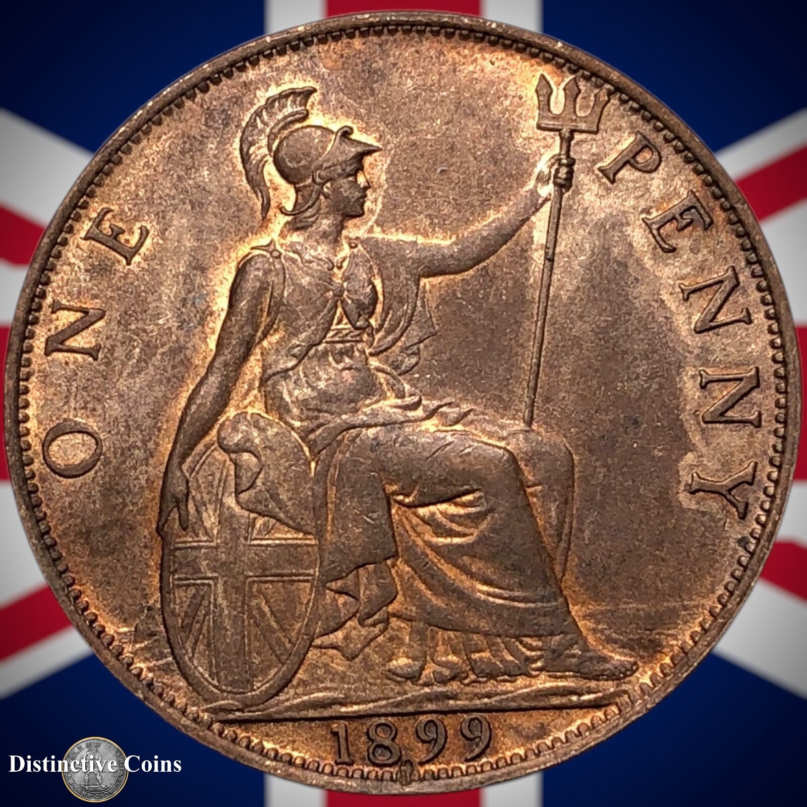 Great Britain 1899 Penny 1d GB6616